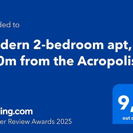 Modern 2-Bedroom Apt, 200M From The Acropolis Atény Exteriér fotografie
